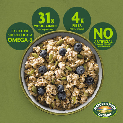 Nature's Path Granola Orgánica de Semillas de Calabaza y Linaza 326 g