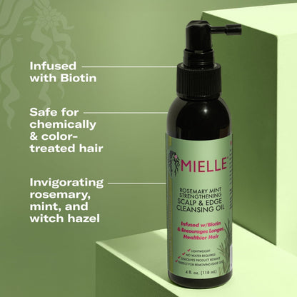 Aceite Limpiador Mielle Romero Menta 118ml Pack 3