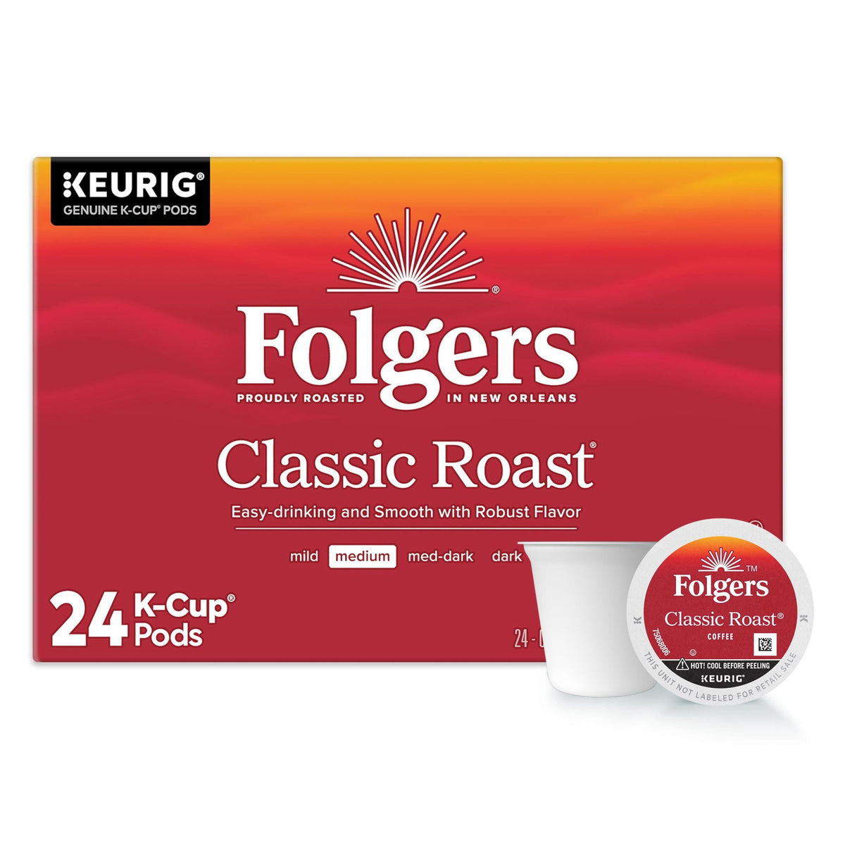 Café Folgers Classic Roast K-Cup 24 Pack 2