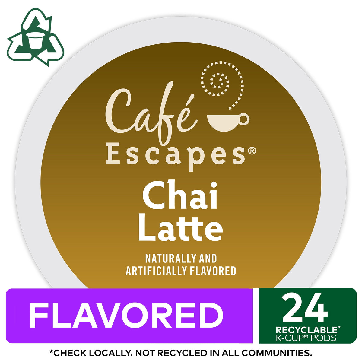 Chai Latte Café Escapes K-Cup 24