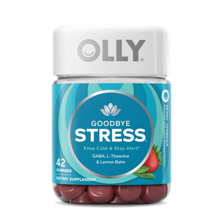 OLLY Goodbye Stress gomitas sabor frutos rojos 42 ct