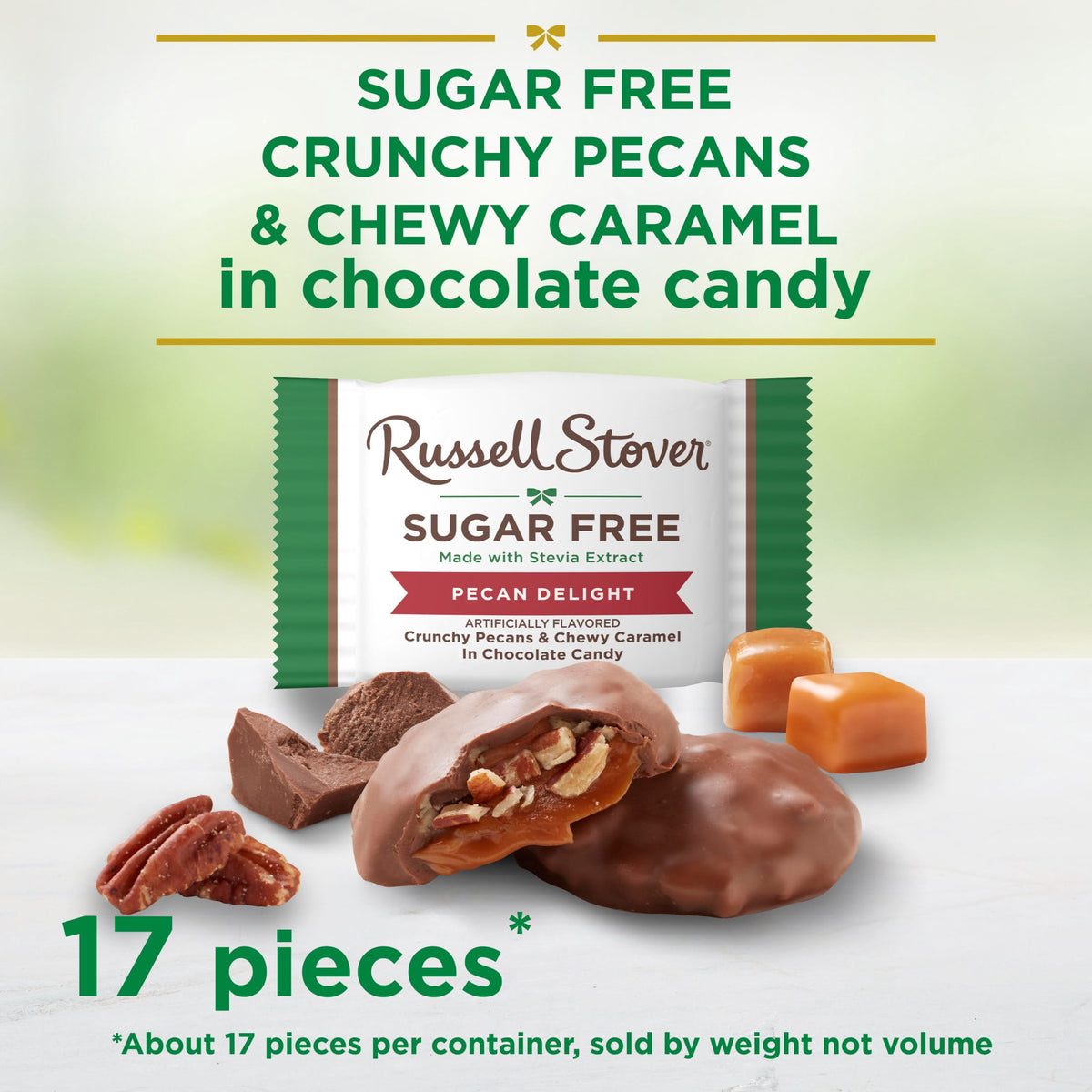 Regalo Russell Stover Chocolates Sin Azúcar Nuez 283g X2