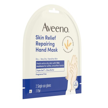 Aveeno Skin Relief mascarilla manos 1 par (1 ct)