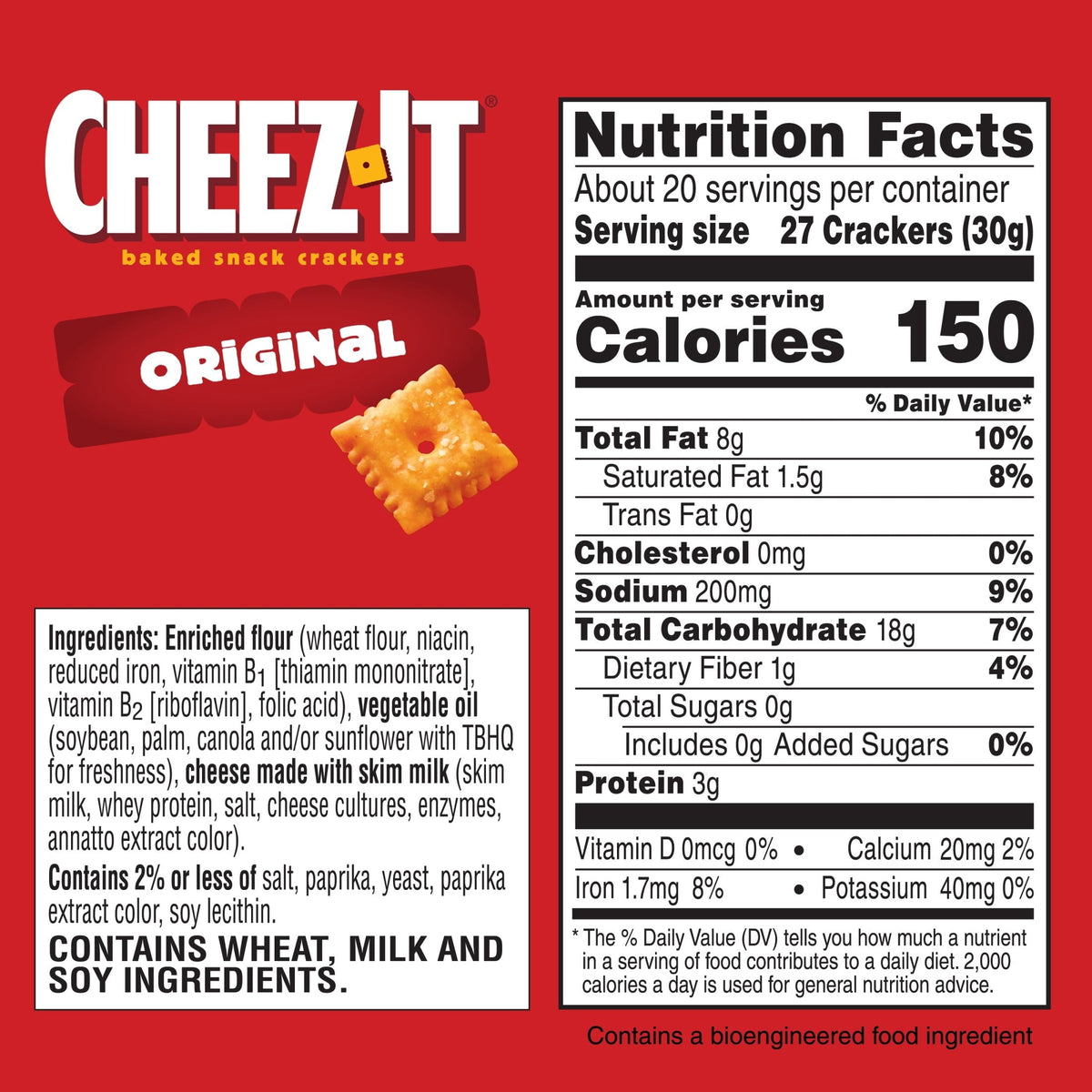 Cheez-It Original Galletas de Queso 595 g