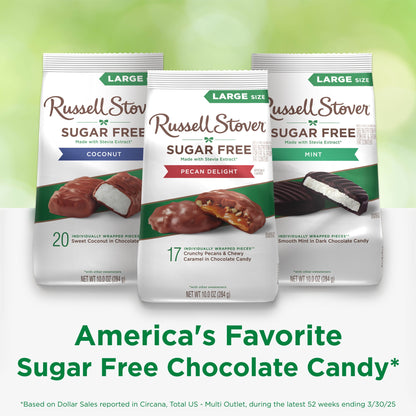 Regalo Russell Stover Chocolates Sin Azúcar Nuez 283g X2