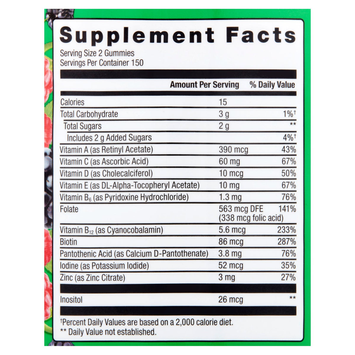 Equate multivitamínico adultos frutas 300 ct