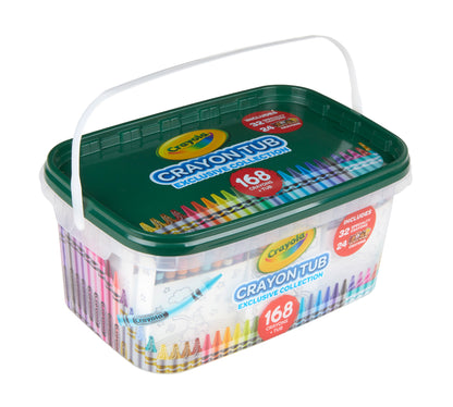 Crayola Crayolas 168 Piezas Con Bote Organizador