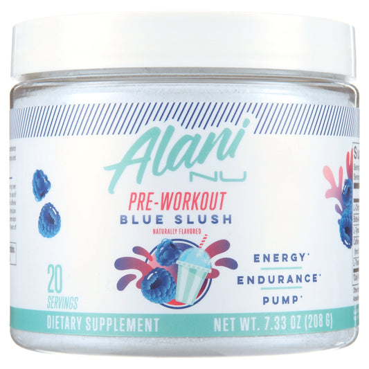 Alani Nu Pre Entreno Blue Slush 20 Porciones