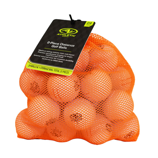 Pelotas De Golf Athletic Works Blancas 24 Piezas