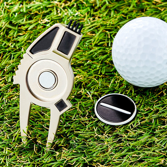 Reparador De Pique Golf Athletic Works 4 En 1 Marcador