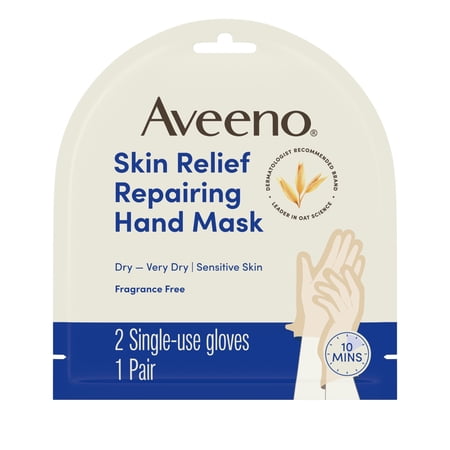 Aveeno Skin Relief mascarilla manos 1 par (1 ct)