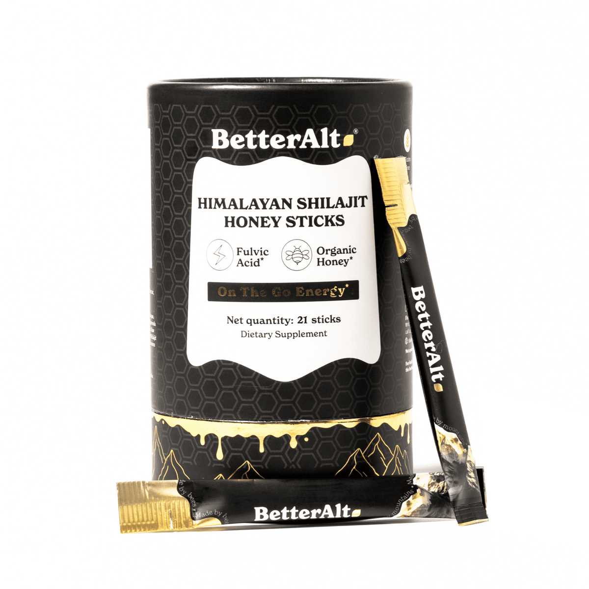 Better Alt Shilajit Con Miel 21 Sobres