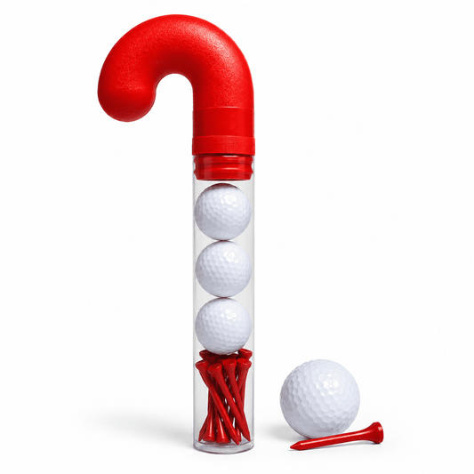 Set De Regalo Golf Navidad 3 Pelotas Y 10 Tees GBM