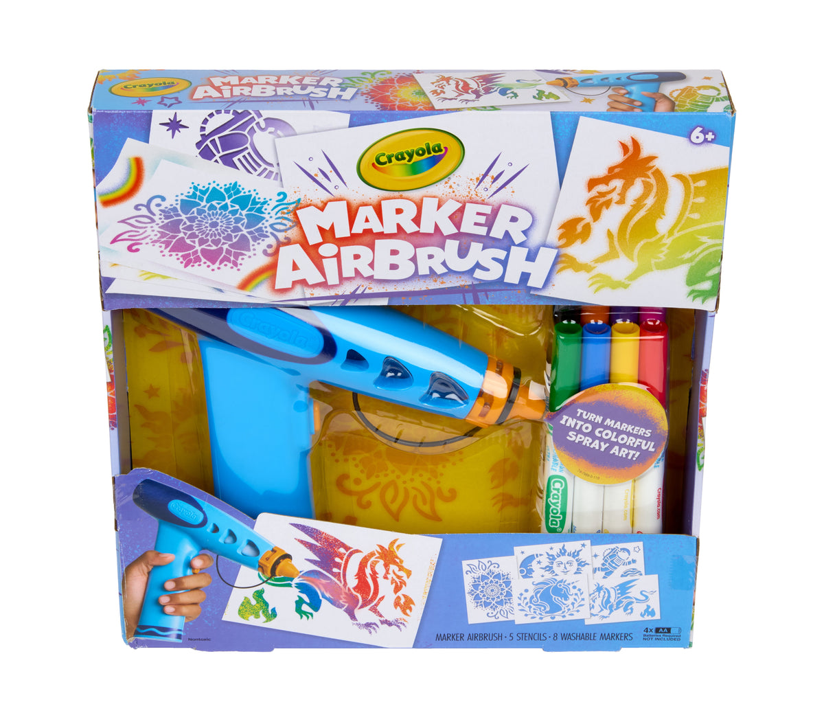 Crayola Kit Aerógrafo De Plumones Spray Art