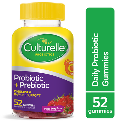 Culturelle probiótico prebiótico frutos rojos 52 ct