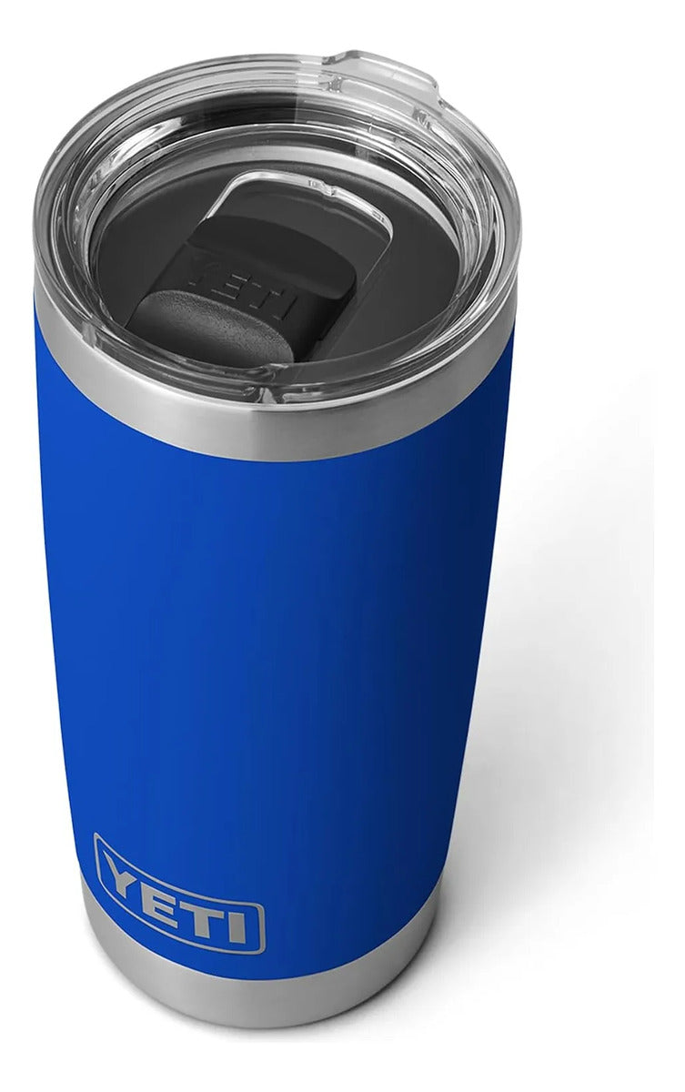 Set Yeti 2 Vasos Azul Negro 591ml Y 4 Cucharitas