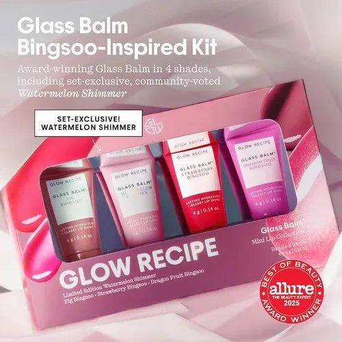 Glow Recipe Set De Regalo Glass Balm Mini Bálsamos