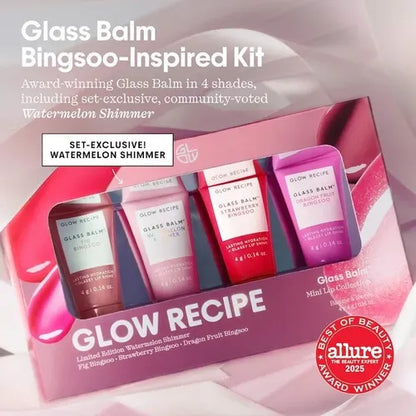 Glow Recipe Set De Regalo Glass Balm Mini Bálsamos