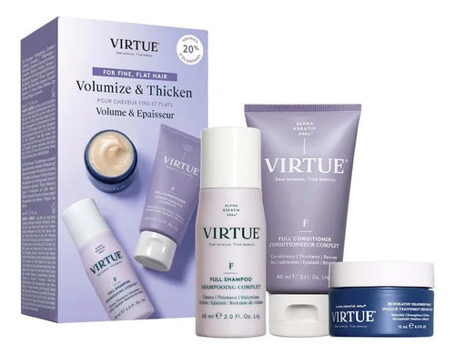 Set De Regalo Navidad Virtue Volumen Cabello Mini