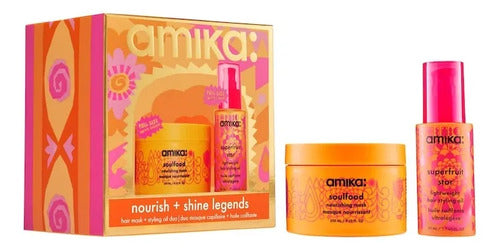 Set De Regalo Navidad Amika Nourish Shine Cabello