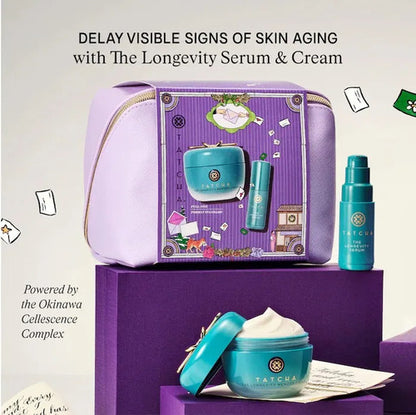 Tatcha Kit Facial Longevity Energizing Strengthening