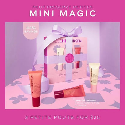 Set De Regalo Navidad Olehenriksen Trio Labios Mini