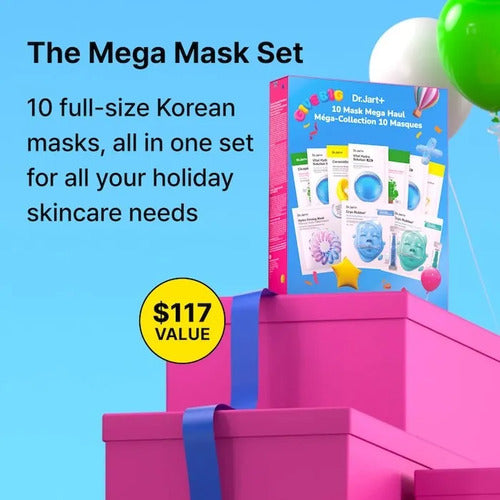 Set De Regalo Navidad Dr Jart 10 Mascarillas