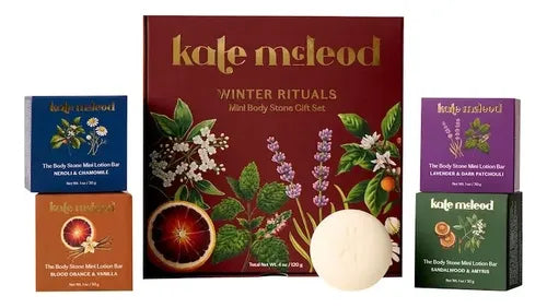 Set De Regalo Navidad Kate Mcleod Crema Solida 4 Pzas