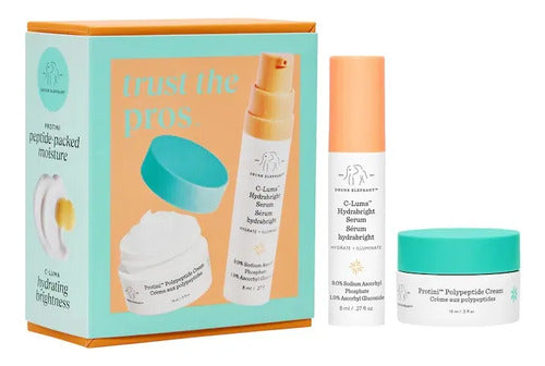 Drunk Elephant Kit Mini Brighten Firm De Regalo