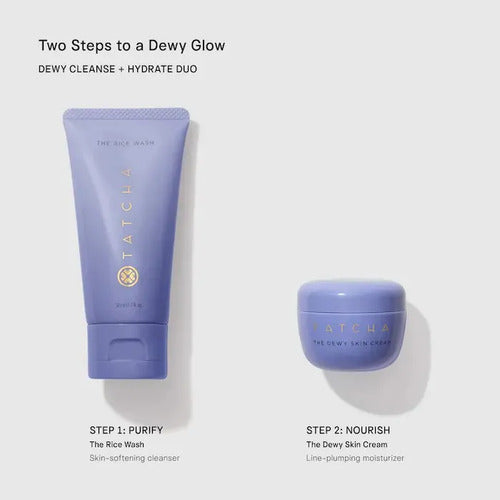 Tatcha Kit Dewy Cleanse Hydrate Limpieza E Hidratación