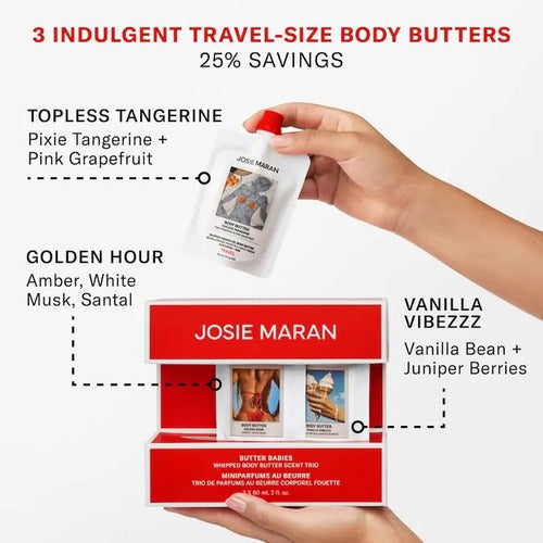 Set De Regalo Navidad Josie Maran Butter Babies