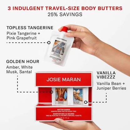 Set De Regalo Navidad Josie Maran Butter Babies