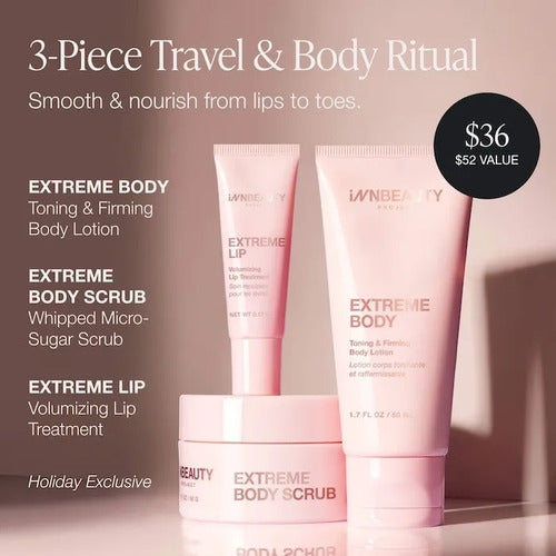 Set De Regalo Navidad Innbeauty Cuerpo Y Labios