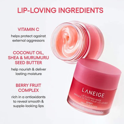 Set De Regalo Navidad Laneige Midnight Minis Labios