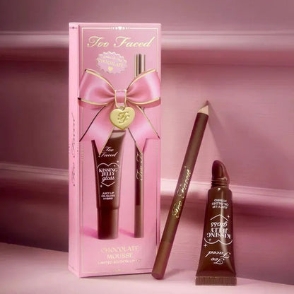 Too Faced Kit Chocolate Mousse Delineador Y Brillo