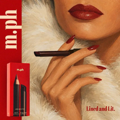 Set De Regalo Navidad M Ph Labial Y Delineador