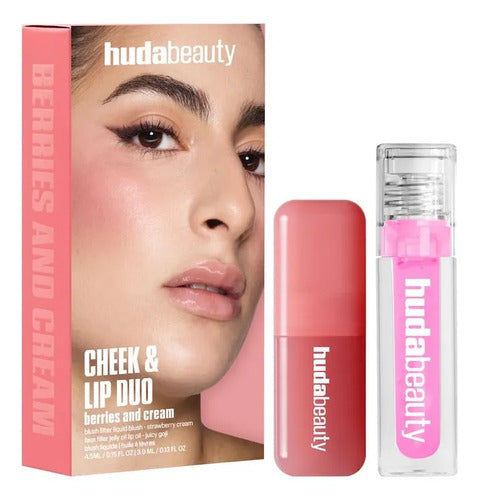 Set De Regalo Navidad Huda Beauty Rubor Y Brillo