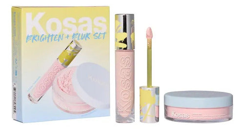 Kosas Kit Brighten Blur Corrector Y Polvo Facial