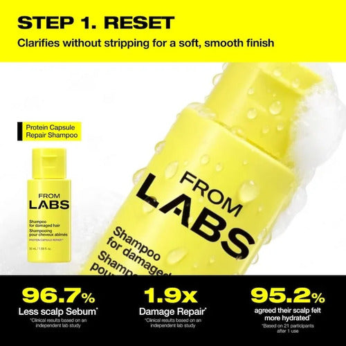 Set De Regalo Navidad Fromlabs Reparacion Capilar Mini