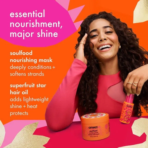 Set De Regalo Navidad Amika Nourish Shine Cabello