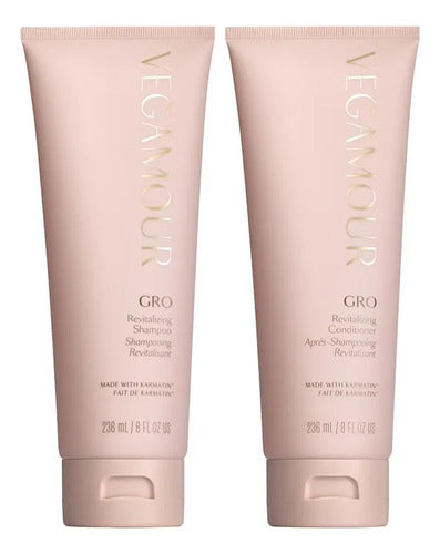 Set De Regalo Navidad Vegamour Gro Shampoo Y Acond
