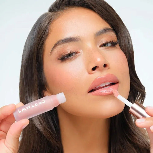 Set De Regalo Navidad Lawless Labios Cinnamon Sugar