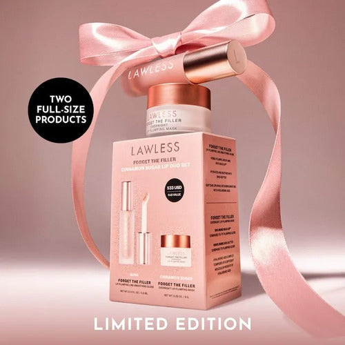 Set De Regalo Navidad Lawless Labios Cinnamon Sugar