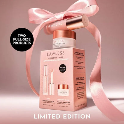 Set De Regalo Navidad Lawless Labios Cinnamon Sugar
