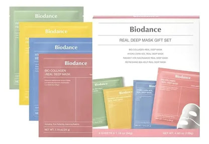 Set De Regalo Navidad Biodance Mascarillas 4 Pzas