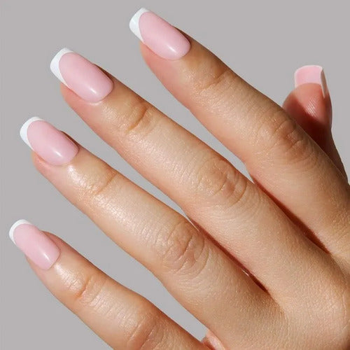 Set De Regalo Navidad Glamnetic Uñas Postizas Rosa