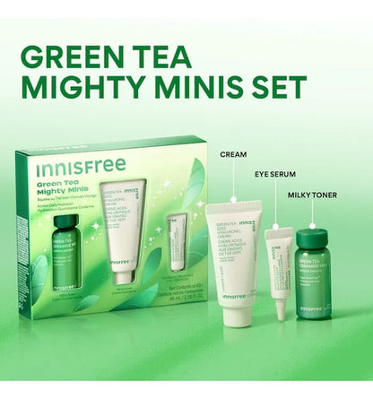 Set De Regalo Navidad Innisfree Te Verde Mini