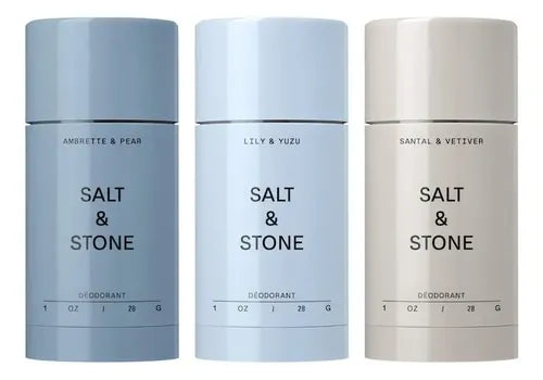 Set De Regalo Navidad Salt Stone Desodorantes Azules