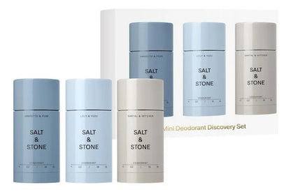 Set De Regalo Navidad Salt Stone Desodorantes Azules