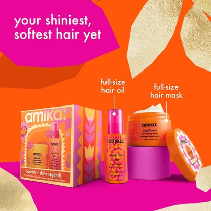 Set De Regalo Navidad Amika Nourish Shine Cabello
